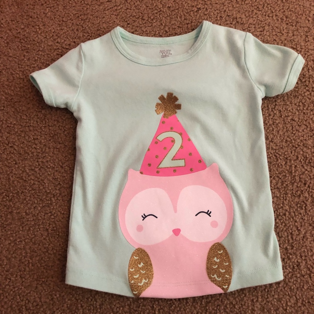 #2 birthday shirt (size 3T)
